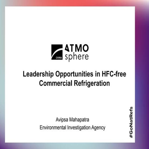 Avipsa Mahapatra, Environmental Investigation Agency