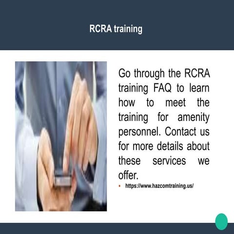 RCRA training