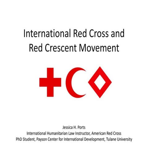 International Red Cross & Red Crescent Movement