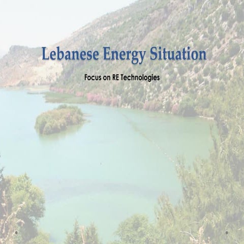 RCREEE-enerMENA_lebanon presentation