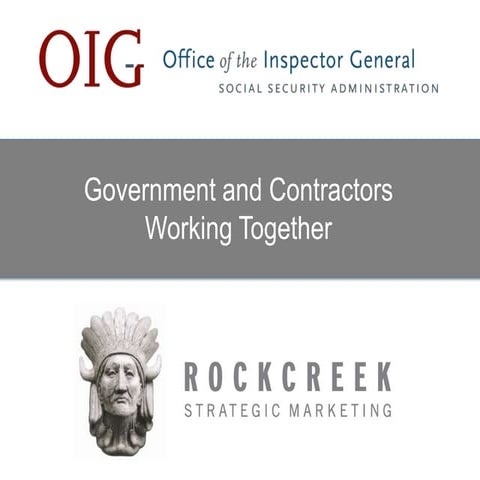 Government and Contractors Working Together
