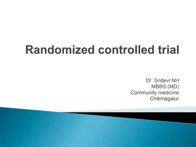 randomised controlled trial 