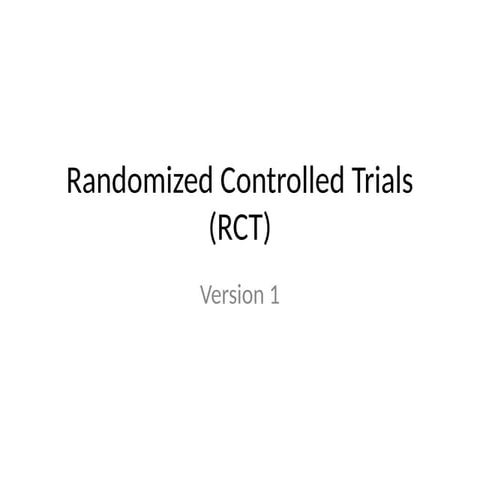 Randomizer Correlation Rct Presentation 1 Pptx