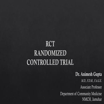 Randomized Controlled Trial (RCT)
