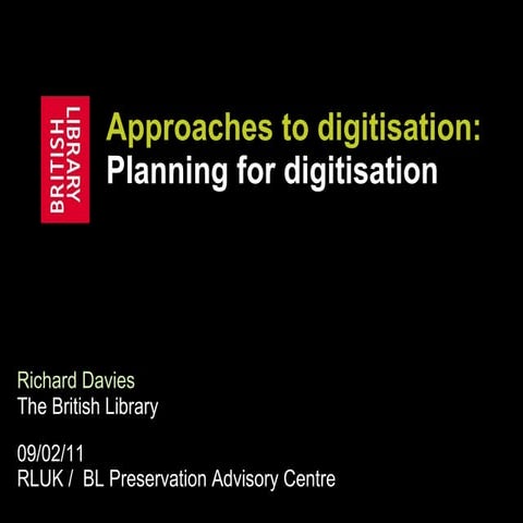 Planning for digitisation (09-02-11)