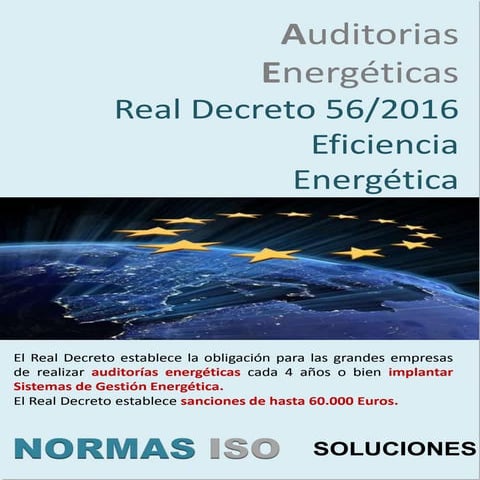Rd 56 2016 auditorias energeticas