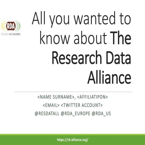 Monthly statistics of the RDA community - February 2016