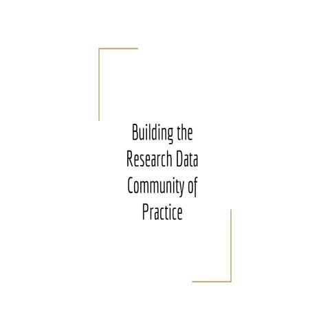 RDAP 16: Building the Research Data Community of Practice