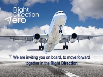 We are inviting you on board, to move forward together in the Right Direction