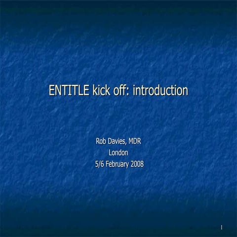 ENTITLE - Libraries Lifelong Learning