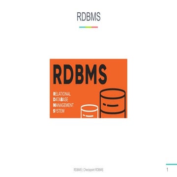 Rdbms | PPT