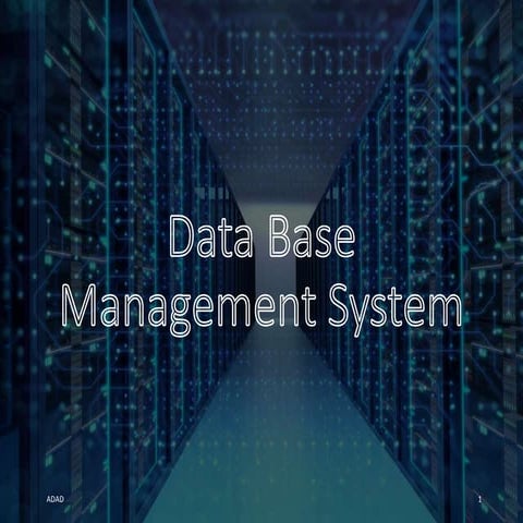 Database Models, Client-Server Architecture, Distributed Database and ...