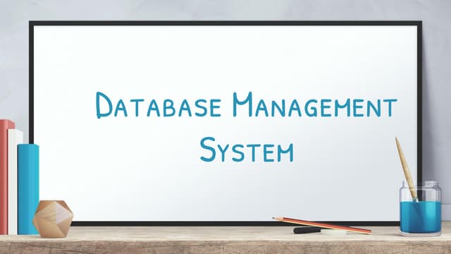 DBMS Practical File