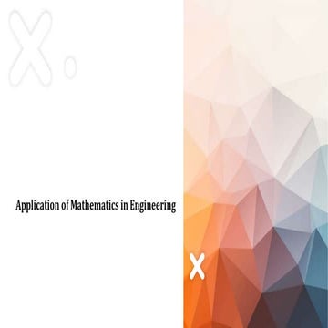 Applications of Maths in Engineering.pptx | Physics | Science