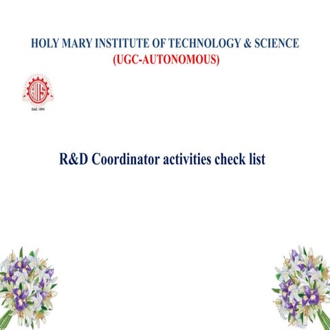 R&D coordinator check list.pptx