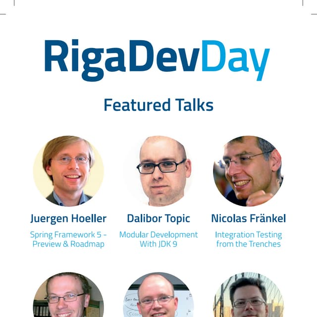 Rdd2016 featured talks