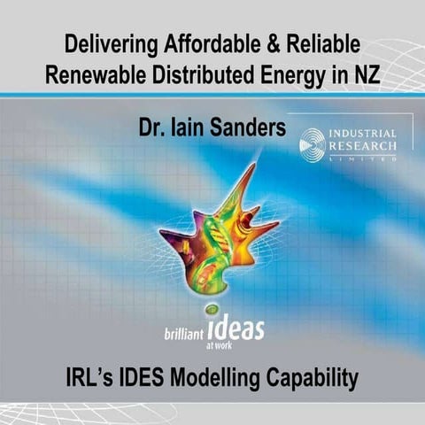 Integrated Distributed Energy Systems (IDES)