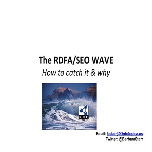 RDFa, SEO wave