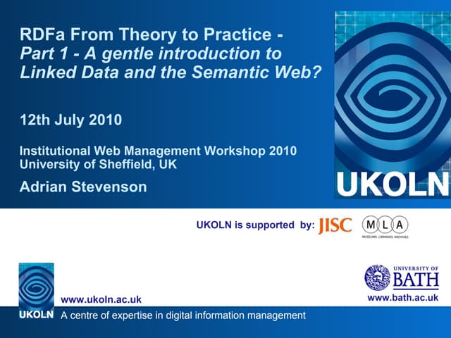 RDFa From Theory to Practice