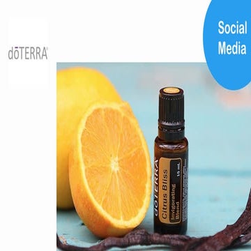 Doterra social media presentation