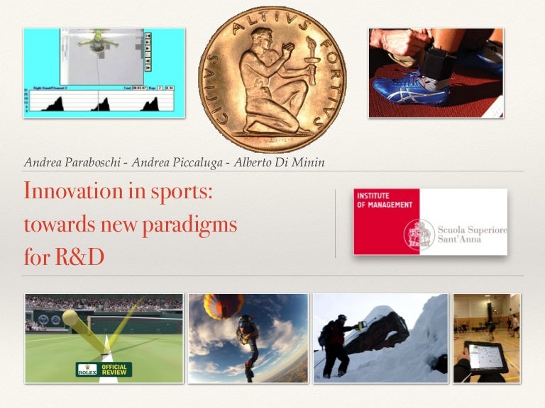 Innovation in Sports towards new paradigms for R&D