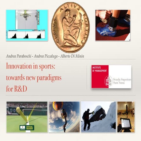 Innovation in Sports: towards new paradigms for R&D