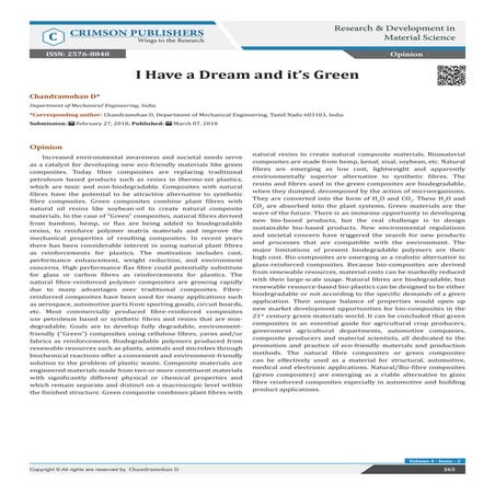 Biofibres, biodegradable polymers and biocomposites | PPTX
