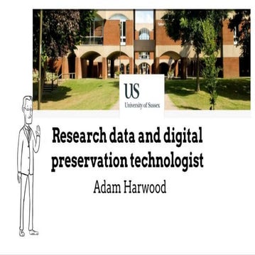 Lightning talk - Adam Harwood