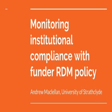 Lightning Talk - Andrew MacLellan