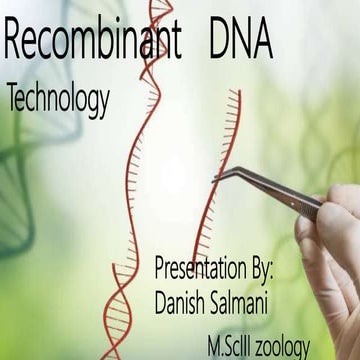 Recombinant  dna technology