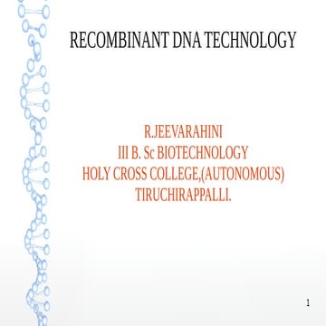 R DNA Technology