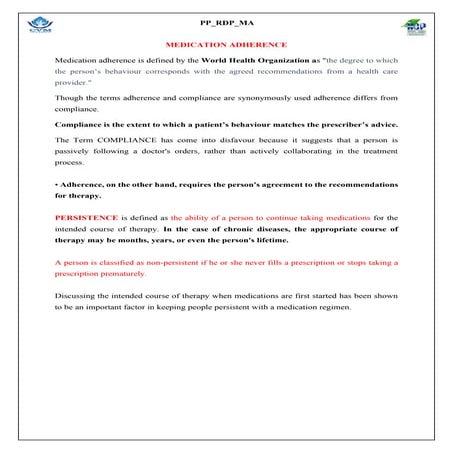 medication adherence reporting scale for | PDF