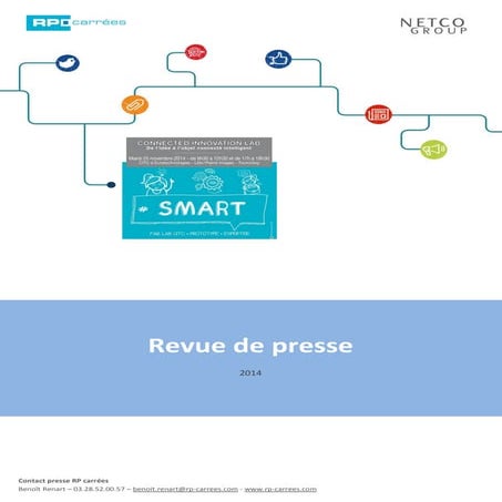 #SMART - REVUE DE PRESSE - Semaine de l'innovation - CITC @eurarfid - Atelier...