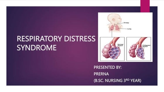 Respiratory Distress in The Newborn | PPT