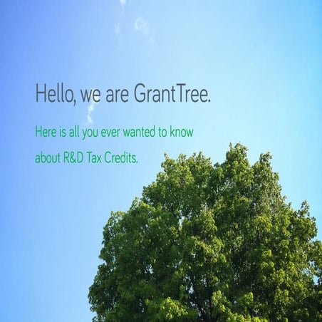 R&D Tax Credits Guide by @GrantTree