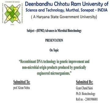 recombinant Dna technology.pptx