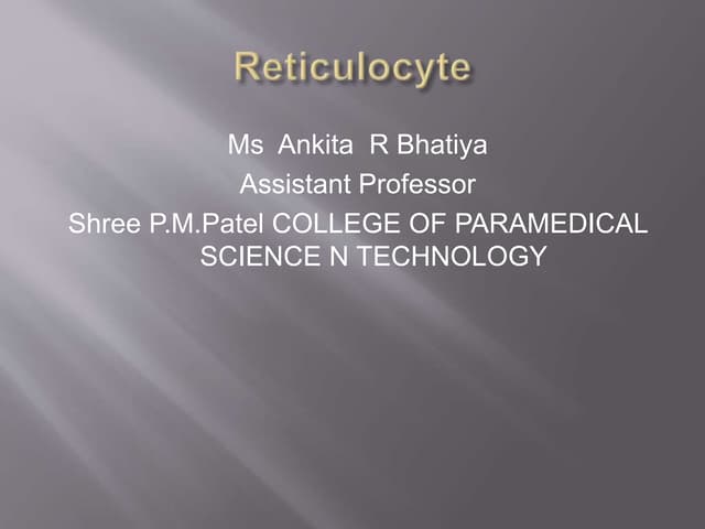 Reticulocyte