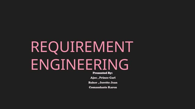 Requirement Engineering(BS COMPUTER SCIENCE).pptx