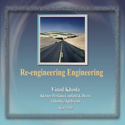 Re-Engineering Engineering