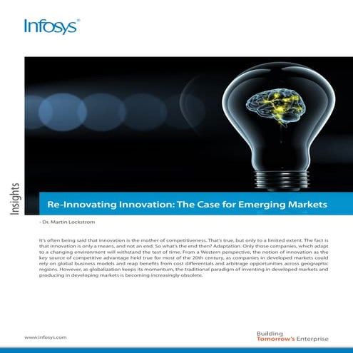 Re-Innovating Innovation: The Case for Emerging Markets | PDF