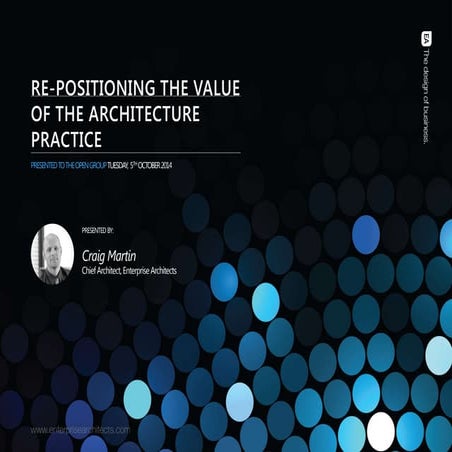 Re-Positioning the value of the architecture practice