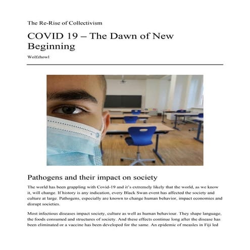 Re-rise of collectivism