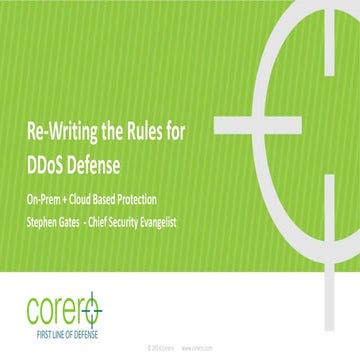 Rewriting the Rules for DDoS Protection in 2015