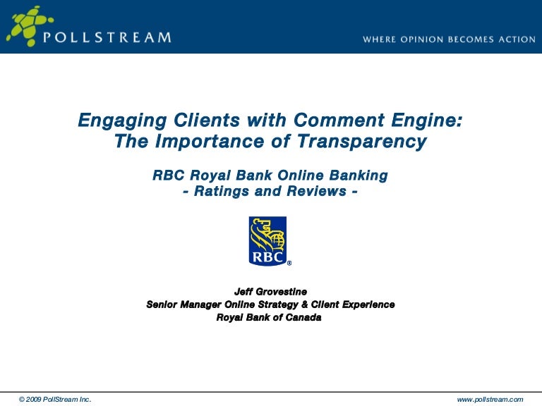 Real Engagement Rbc Online Banking