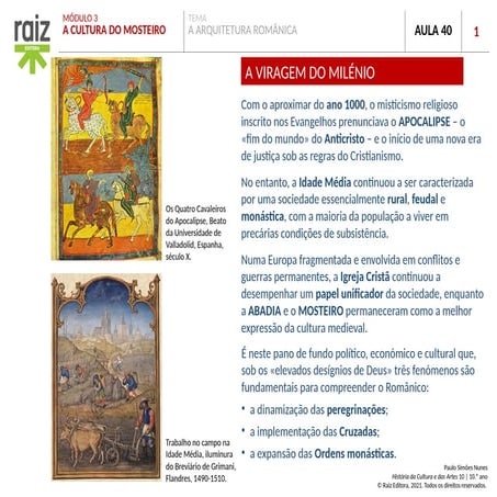 Módulo 3 - A Cultura do Mosteiro: A Arquitetura Românica.pptx