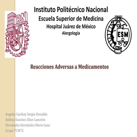 REACCIONES ADVERSAS