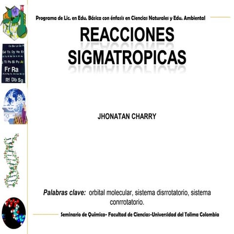 Reacciones sigmatropicas