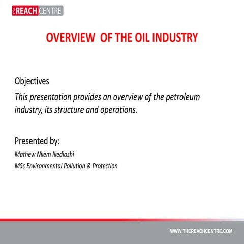 overview of the EU Oil industry