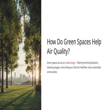 The Vital Role of Green Spaces in Urban Biodiversity Reach Green.pptx