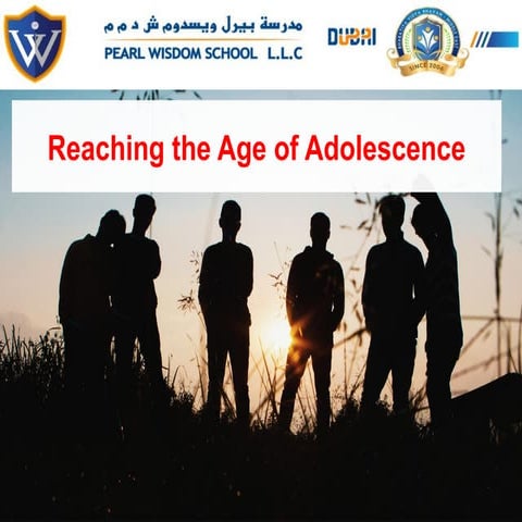 Reaching Adolescence is very important sorry copright
